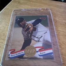 Donruss 1992 MVP Insert Terry Pendleton Braves Baseball Card Original #MVP-7