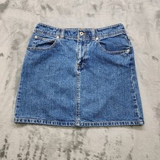 Vintage Y2K GAP Skirt Womens 6 Blue Denim Pencil Mini Casual Academia Classic