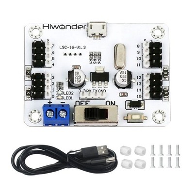 Hiwonder LSC-24 24-Channel Servo Controller Board Kit for PS2   MP3 @zx