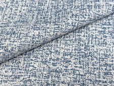 5.5 yds Kravet Esteban Indigo Blue White Chenille Upholstery Fabric 37298.5.0