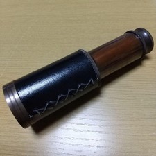 Rare ROSS LONDON Antique Monocular Vintage Pocket Spyglass Brass Scope JP