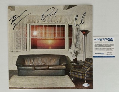 WALLOWS SIGNED MODEL SUNSET 12x12 INSERT DYLAN MINNETTE - ACOA COA *NO VINYL*