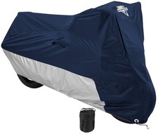 Nelson-Rigg Deluxe Motorcycle Cover Weather Protection UV Air Vents Heat Shie...