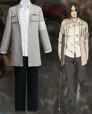 Attack on Titan Eren Yeager Season 4 Coat Costume Adult Halloween
