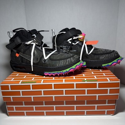 Size 11 - Nike Air Force 1 x Off-White Black 2022 - Black/Clear-Black NWT