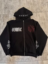 Ken Carson A Great Chaos 2024 Official Tour Zip Up Hoodie Size Medium Brand New