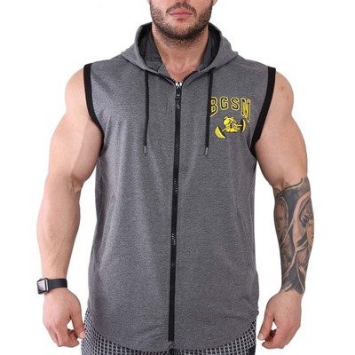 BGSM SPORTSWEAR Jacket Vest Bodybuilding Fitness 3623
