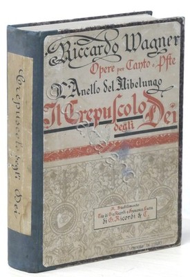 Sheet music - Wagner - The Twilight of the Gods - Opera for singing and piano - Memories