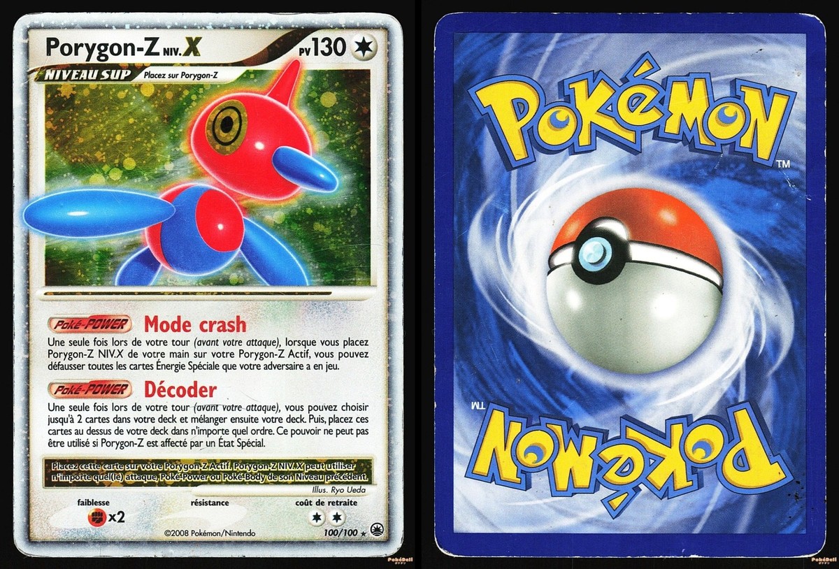 PORYGON-Z LV.X 100/100 - HP - MAJESTIC DAWN FRENCH POKEMON CARD | eBay