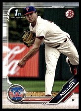 2019 Bowman Draft Erik Miller Philadelphia Phillies #BD-191