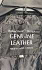 Italian Stone Design Men's Vest Black Genuine Leather Patchwork Biker Sz XL — photo 3