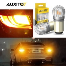 2x AUXITO Amber 1157 BAY15D 7528 Led Bulbs Car Turn Signal Indicator light Lamp