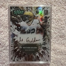 2025 WILD CARD SPLAT - MATTHEW GOLDEN RC AUTO 1/1 Packers