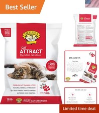 Hypoallergenic Clumping Cat Litter 18lb - Unscented for Allergy Sufferers