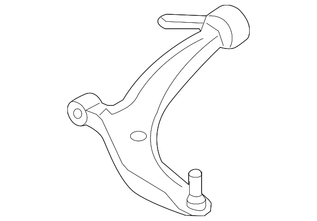 Genuíno Nissan 2004-2008 Nissan Maxima - Braço de controle inferior 54500-7Y00A - Imagem 2 de 3