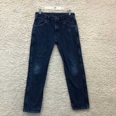 Rustler Jeans 30x30 Men Blue Denim Regular Straight Leg Dark Wash Zip Fly Casual - Image 1 of 4