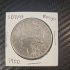 1900 Morgan Dollar VF Very Fine 90% Silver $1 US Coin Collectible