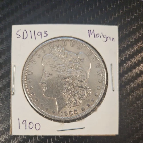 1900 Morgan Dollar VF Very Fine 90% Silver $1 US Coin Collectible