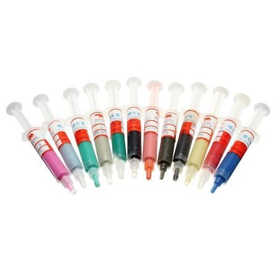 12Pcs Diamond Polishing Lapping Paste Compound Syringes 0.5-40 Micron 5 Gram R9
