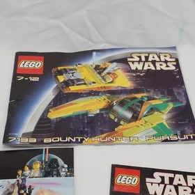 Vintage LEGO Star Wars Instruction Manuals Lot of 6 Booklets 7133 8017 6206 