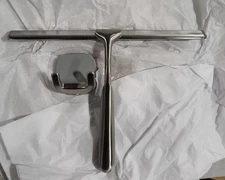 All-Purpose Stainless Steel Shower Squeegee for Shower Glass Door with 1