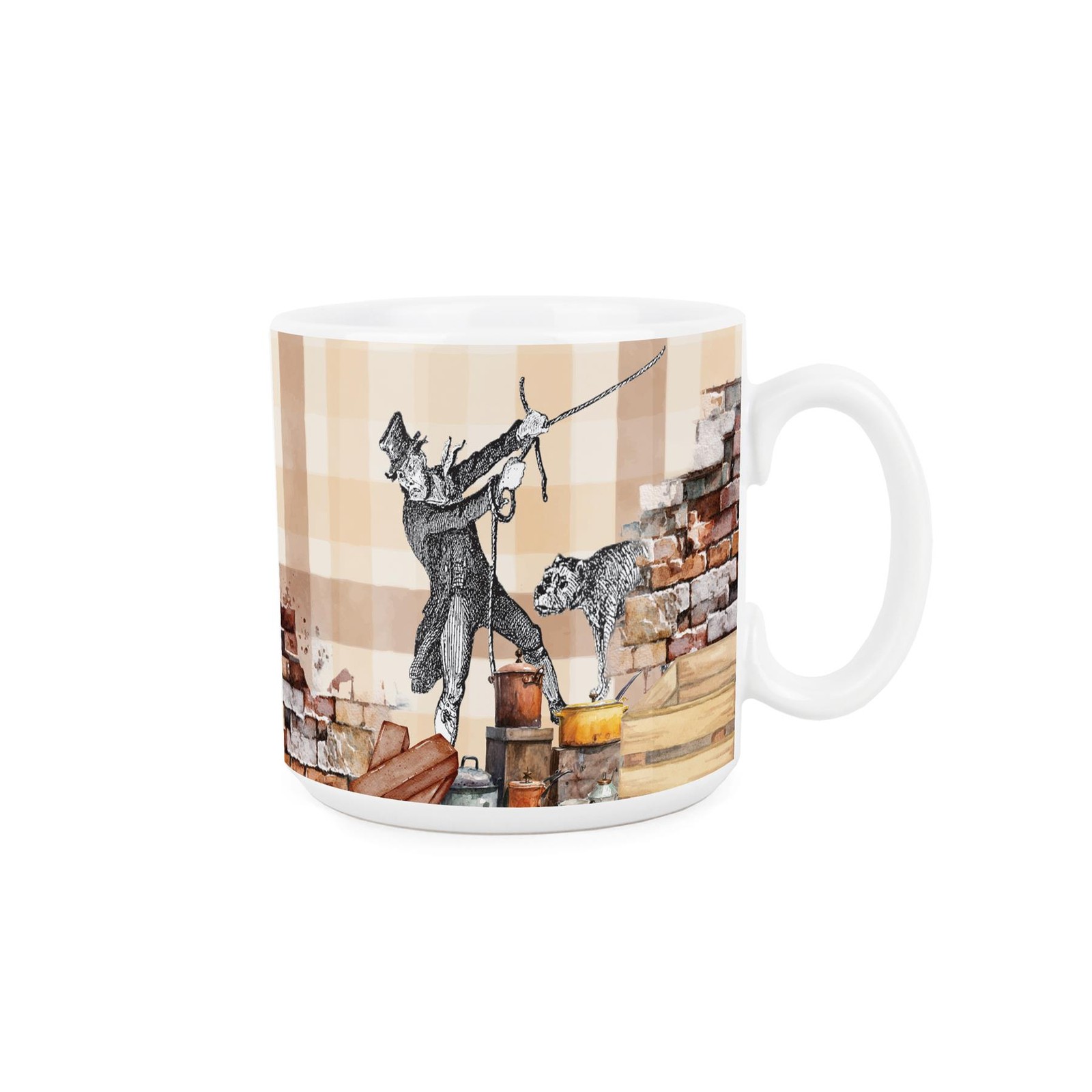 Oliver Twist Bill Sikes Ceramic Mug - Novelty Book Inspired Drinkware Gift