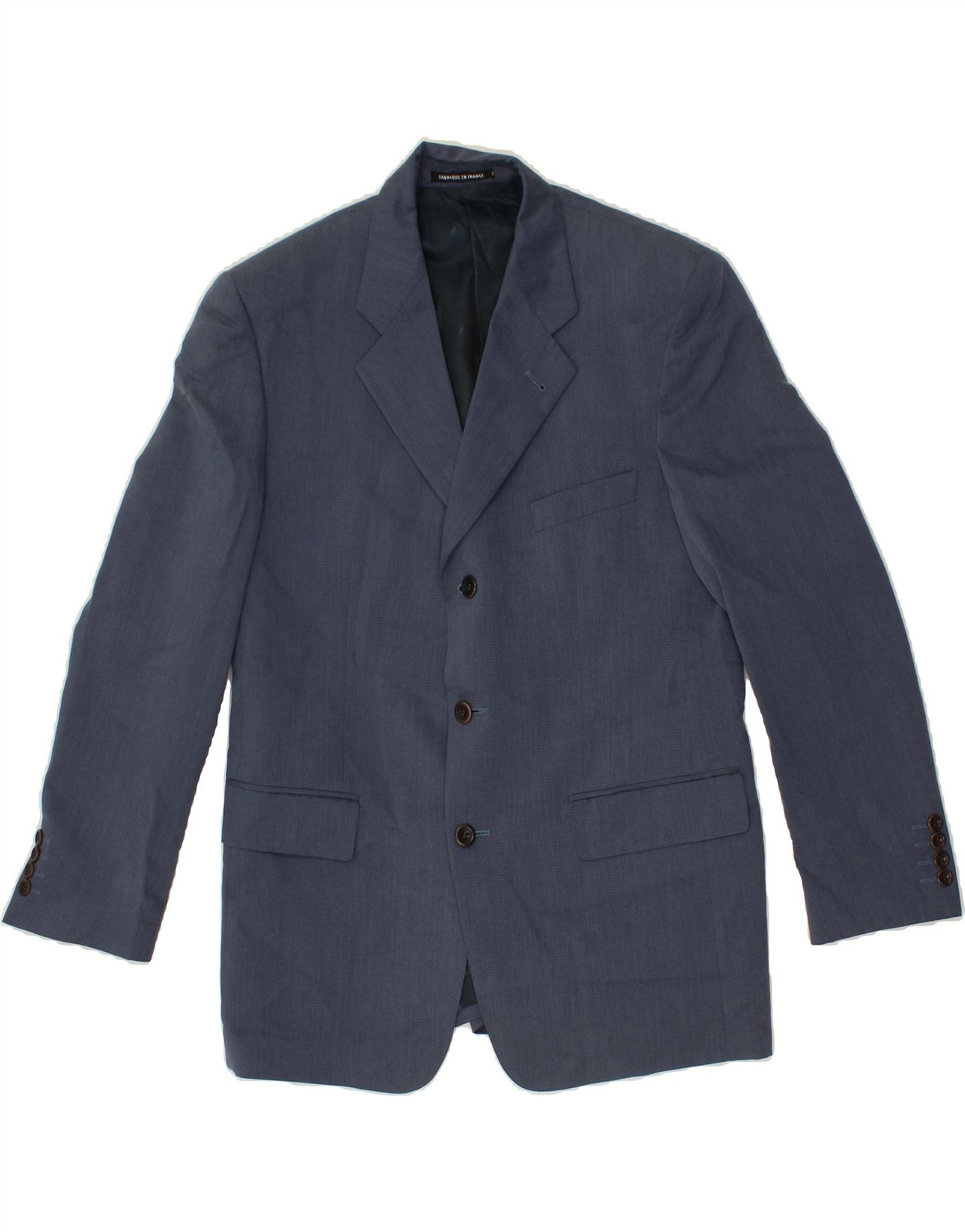 Giacca blazer uomo YVES SAINT LAURENT 3 bottoni IT 50 grande blu navy BU50