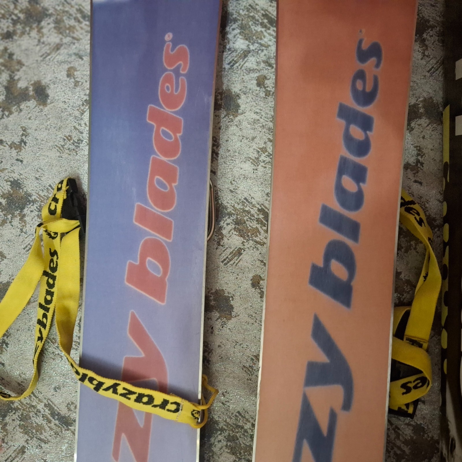 Crazy Blades Trick Snow Blades Freestyle Carving Skis Size 1.5-14.5 Full Cap