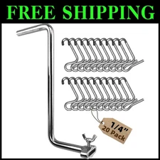 Heavy-Duty 20PCS Wire Tightener Clips with 1 Handle - Fence Maintenance Kit