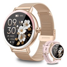 Smart Watches for Women Android/iPhone, IP68 Waterproof Fitness Tracker with ...