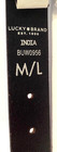 New! Lucky Brand Women's Sz. M/L Black Goth/Punk Hole Punch Leather Belt — photo 10