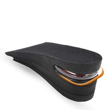 A Three Piece Insole Height Increase Help Your Balance 3 pieces, Black