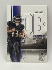 2024 Topps Football Signature Class Devin Leary #71 RC Baltimore Ravens