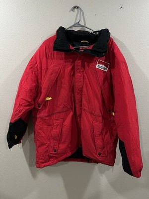 Vtg 90s Marlboro Country Store Parka Jacket Size Large Distressed Down Puffer XL