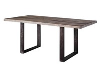 Esstisch Esszimmertisch KüChentisch Holztisch Wohnzimmer-Tisch Grau Lackiert