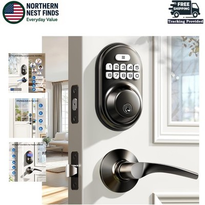 Keyless Entry Electronic Deadbolt Lock with Backlit Keypad & Auto-Lock Feature