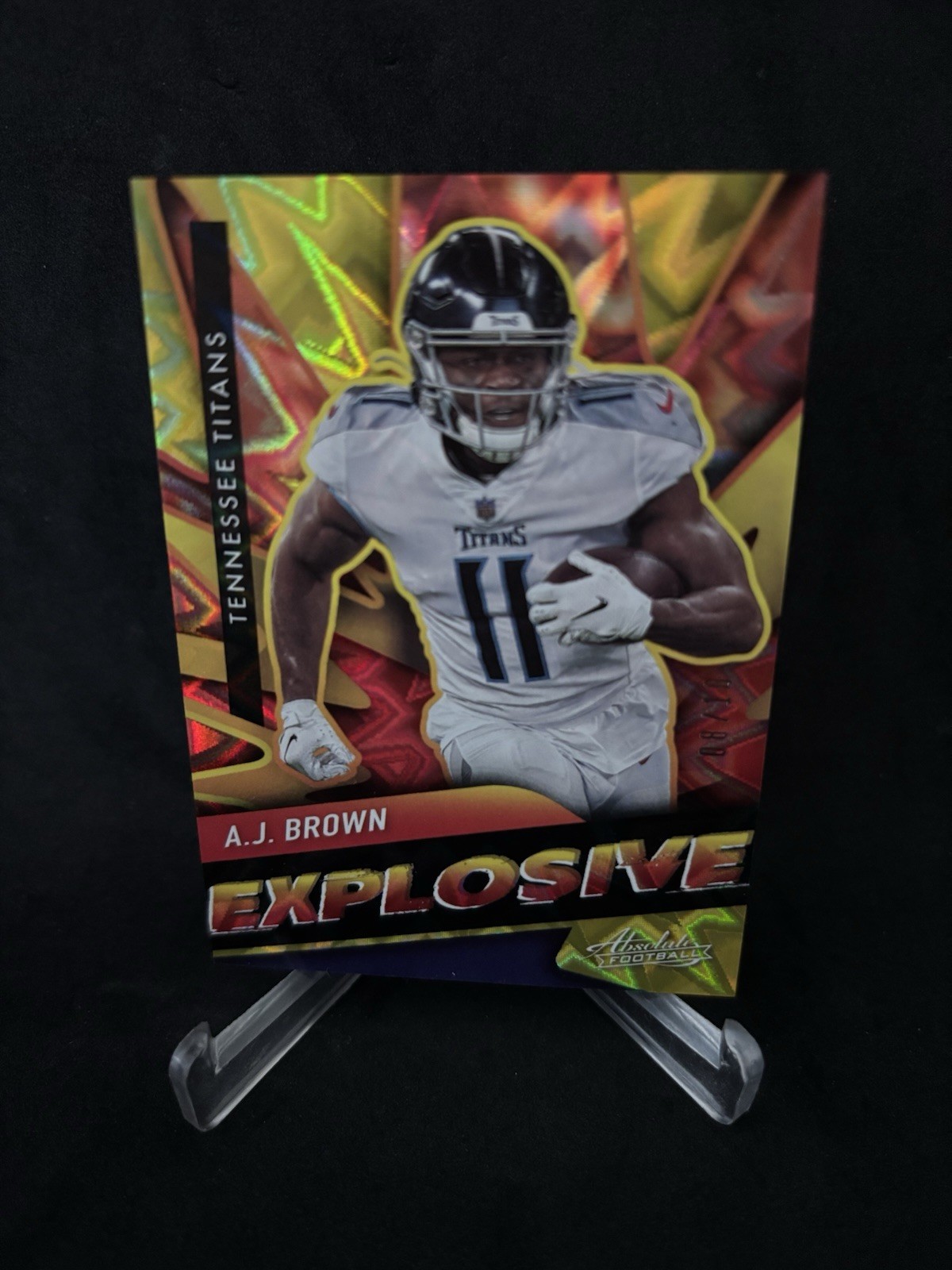 2021 A.J. BROWN Panini Absolute GOLD 'Explosive' /10 - CASE HIT!