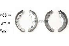 Bremsbacken 91072100 TEXTAR für MAZDA 2
