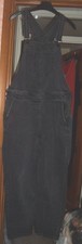 Black Denim Dungarees Size 10 by Asos
