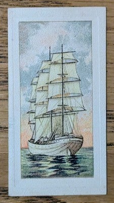 1930 Cigarette Card Evolution of The British Navy #26 Mersey 