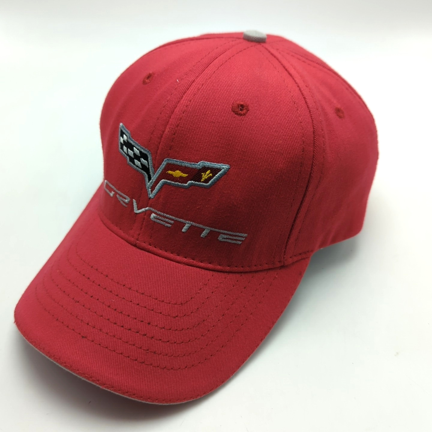 Corvette hat licensed red adjustable strap-back c… - image 5