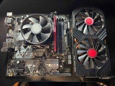 ASUS B450 Micro ATX Gaming Motherboard  Ryzen RX 580  AMD Ryzen 5 2600 Bundle