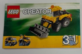 LEGO Creator 5761 Mini Digger, Off-roader, Tow Truck 3 In 1 Set