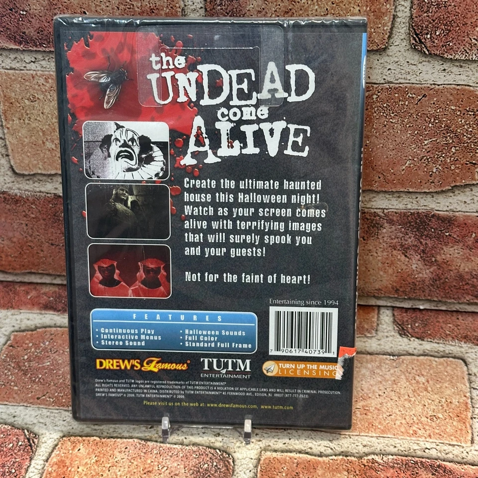 The Undead Come Alive DVD Sealed Horror Zombies Skeleton Flies Gore Blood - Image 2 of 3
