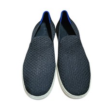 Rothy's Womens Slip On Size 7.5 Retired Black Honeycomb Knit Shoe Casual Comfort
