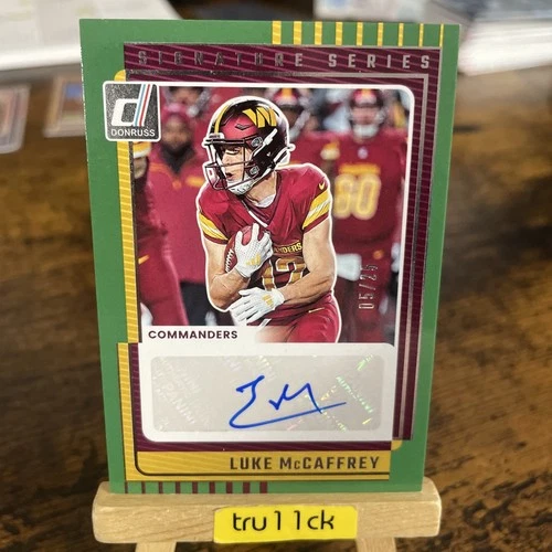 2025 Panini Luke McCaffrey Bomb Squad Autographs (/25) (Raw)
