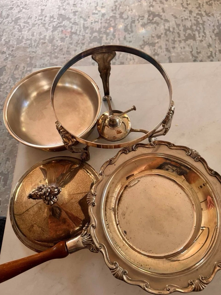 Vintage Chafing Dish - Image 2 of 4