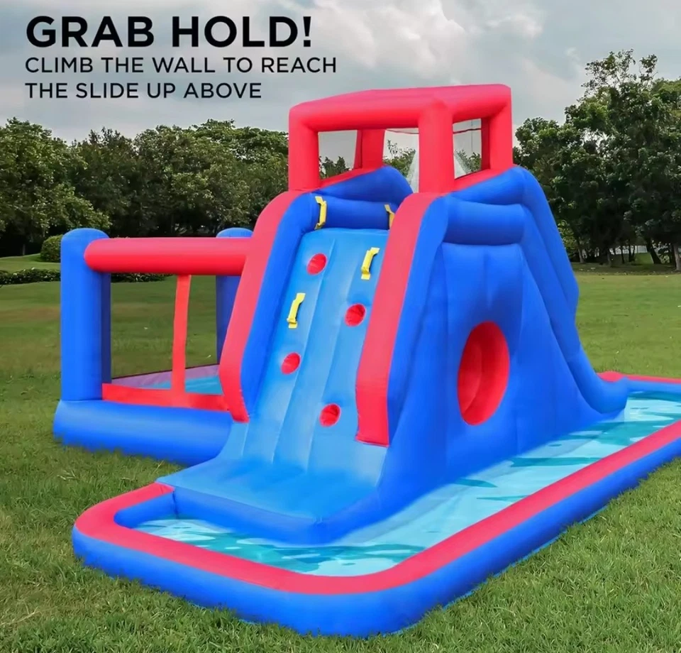 Deluxe Inflatable Water Slide Park – Heavy-Duty Nylon Bounce House - Image 3 of 4