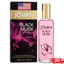 Jovan Black Musk by Coty 3.25 oz Cologne Concentrate Spray for Women New In Box