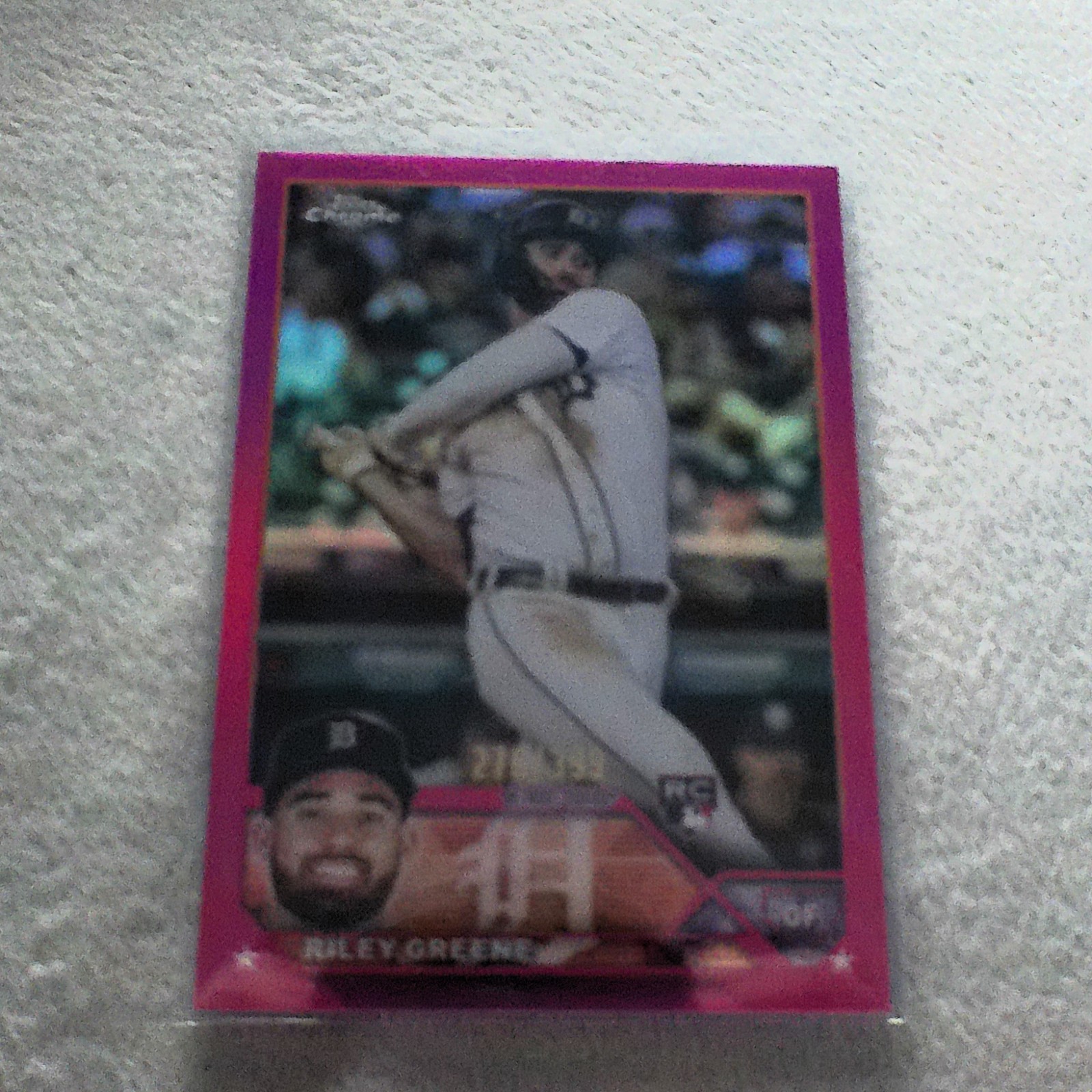 2023 Topps Chrome - Riley Greene #182 Magenta Refractor /399 (RC)